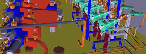 3D model of industrial facilities
